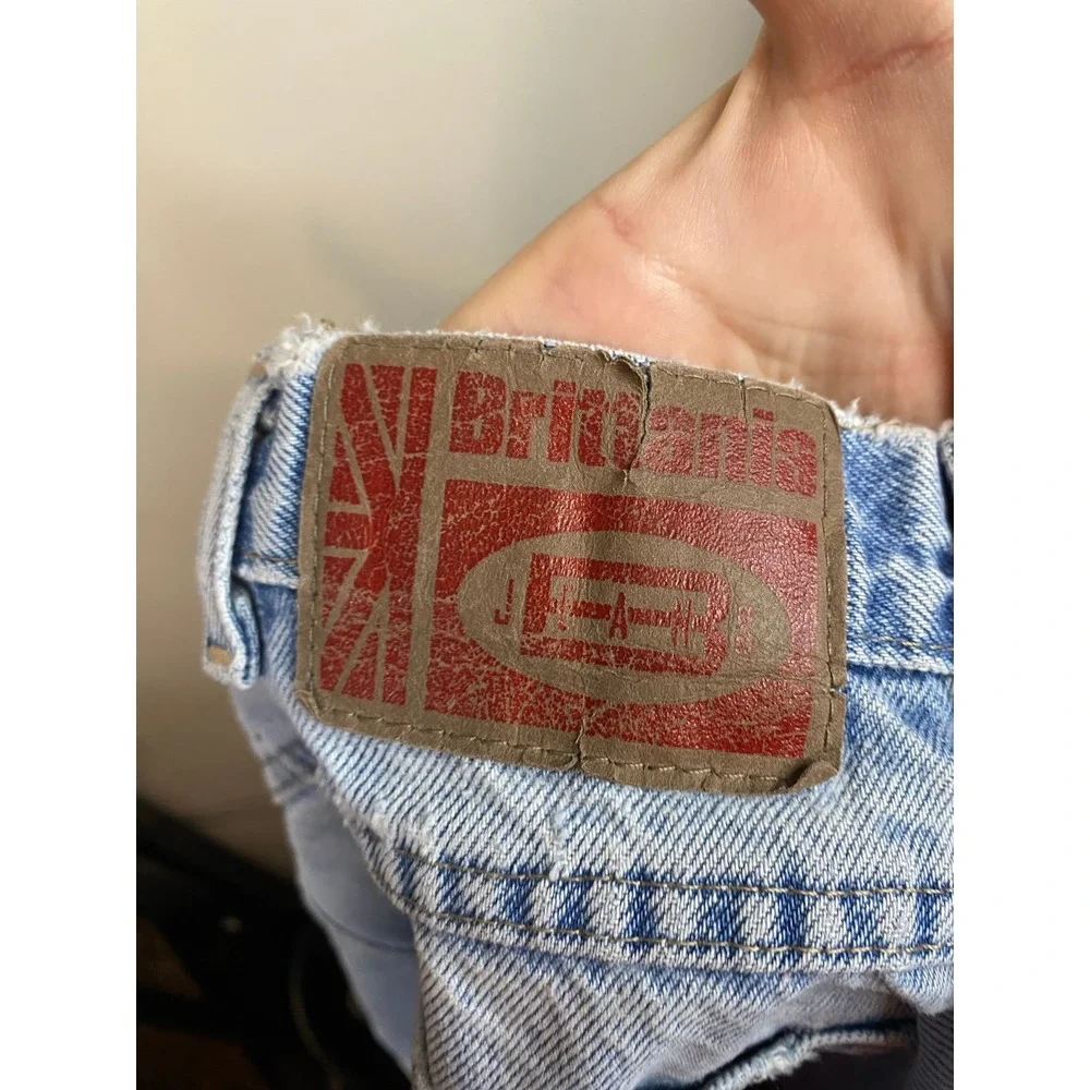 Vintage 1980s‎ Brittania Denim Jean Shorts ** see description